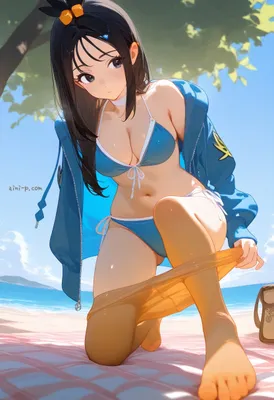 海に遊びに来たミアレシティMZ団の皆様他